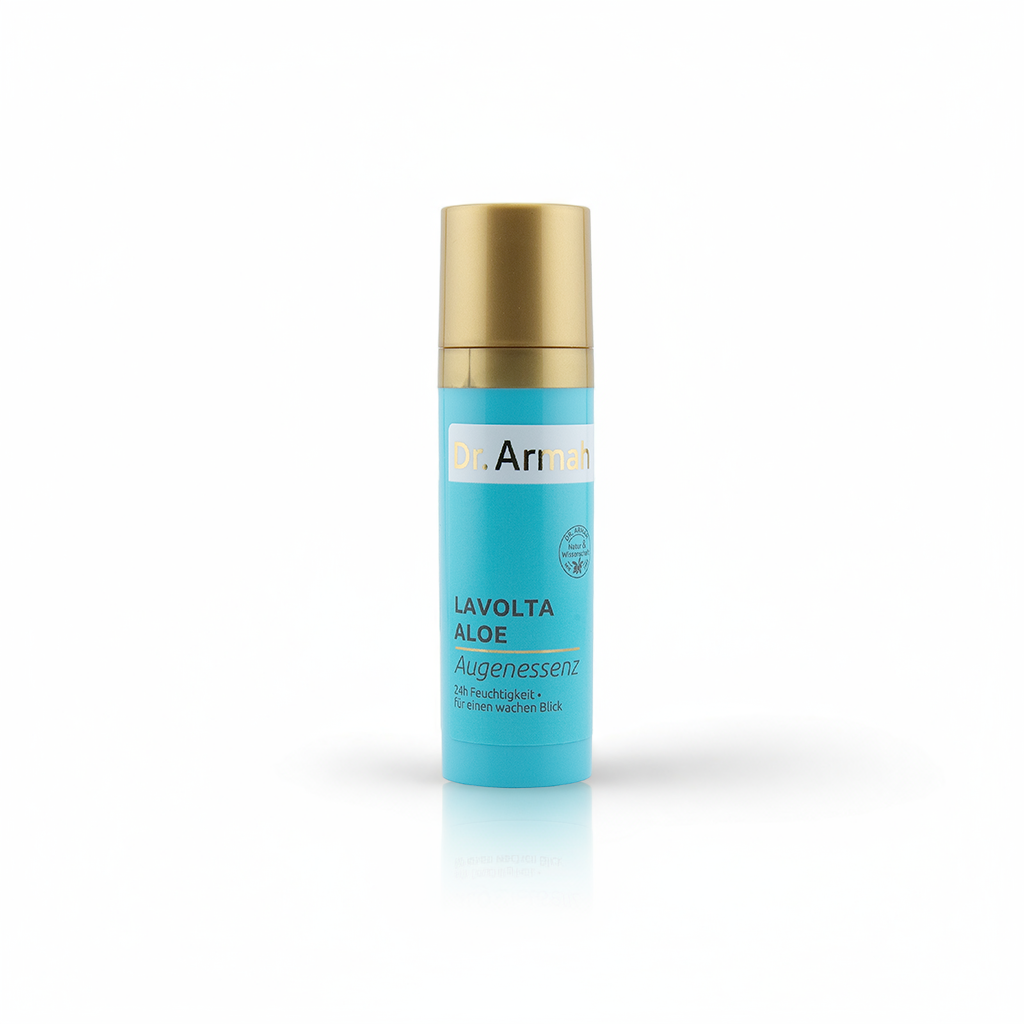 Dr. Armah - Lavolta Aloe - Augenessenz: Augenlidstraffung & mildert Augenringe. Mit Hyaluron & Beautifeye für intensive Feuchtigkeit.