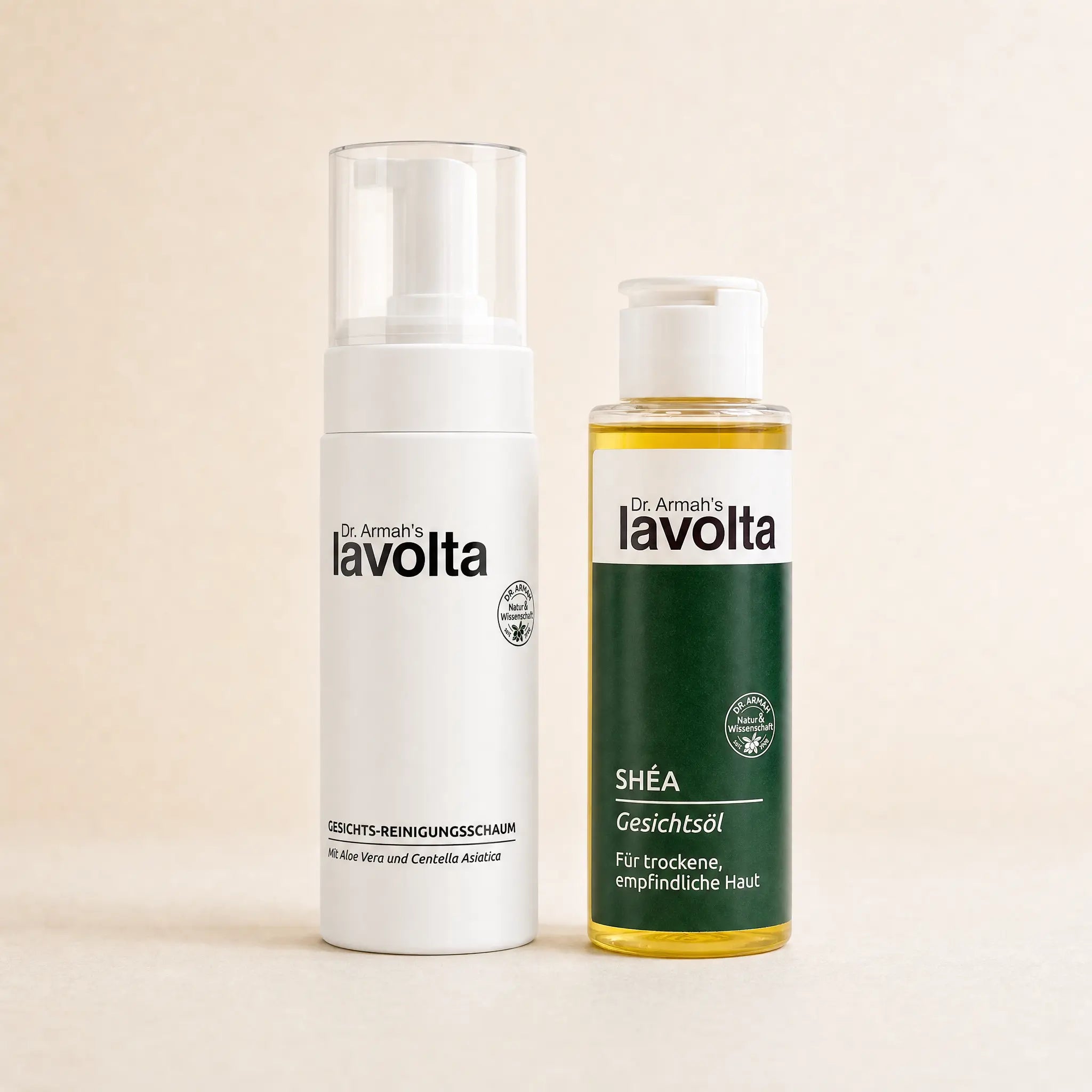 Dr. Armah's Lavolta - Set Gesichtsöl + Gesichtsreinigungsschaum