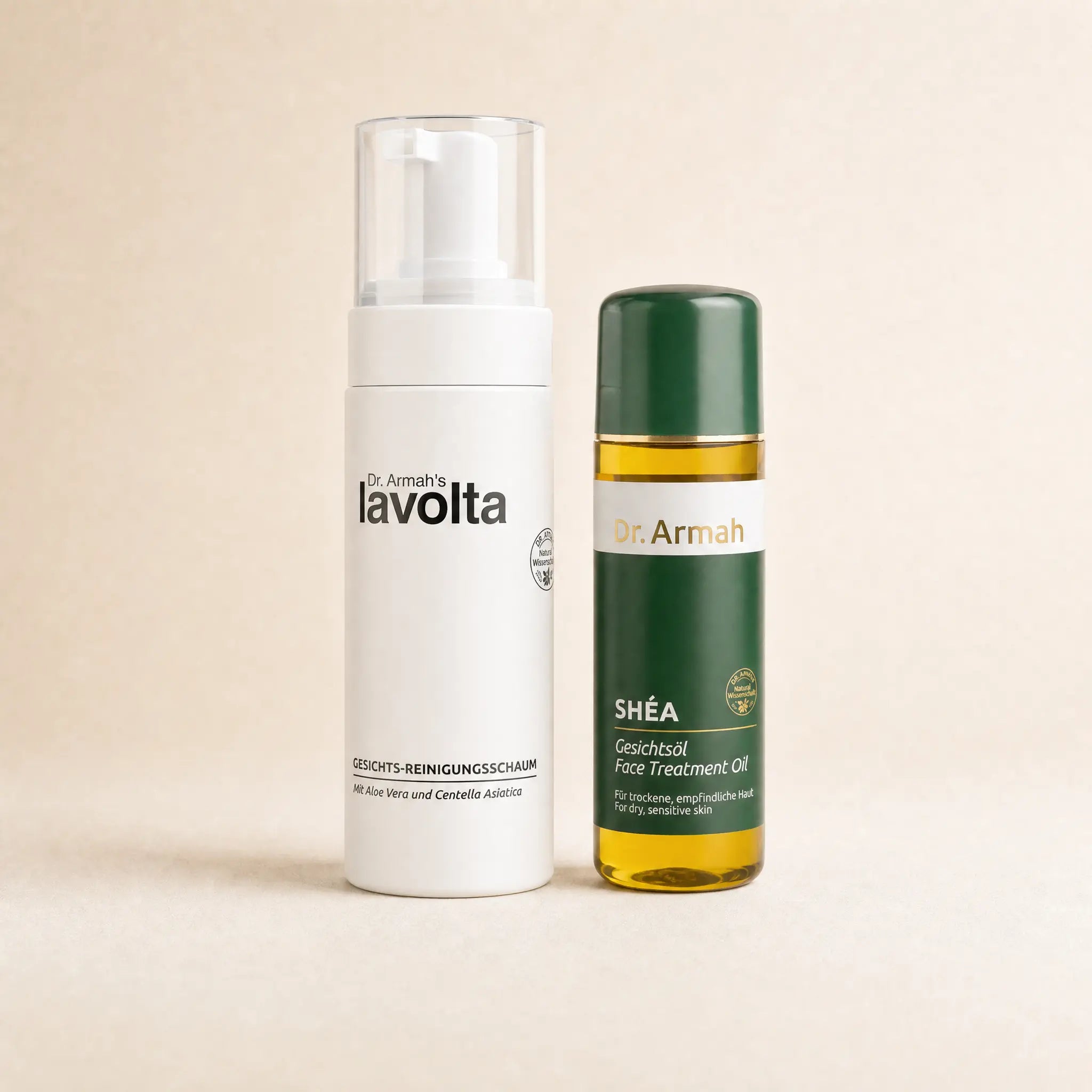 Dr. Armah's Lavolta - Set Gesichtsöl + Gesichtsreinigungsschaum