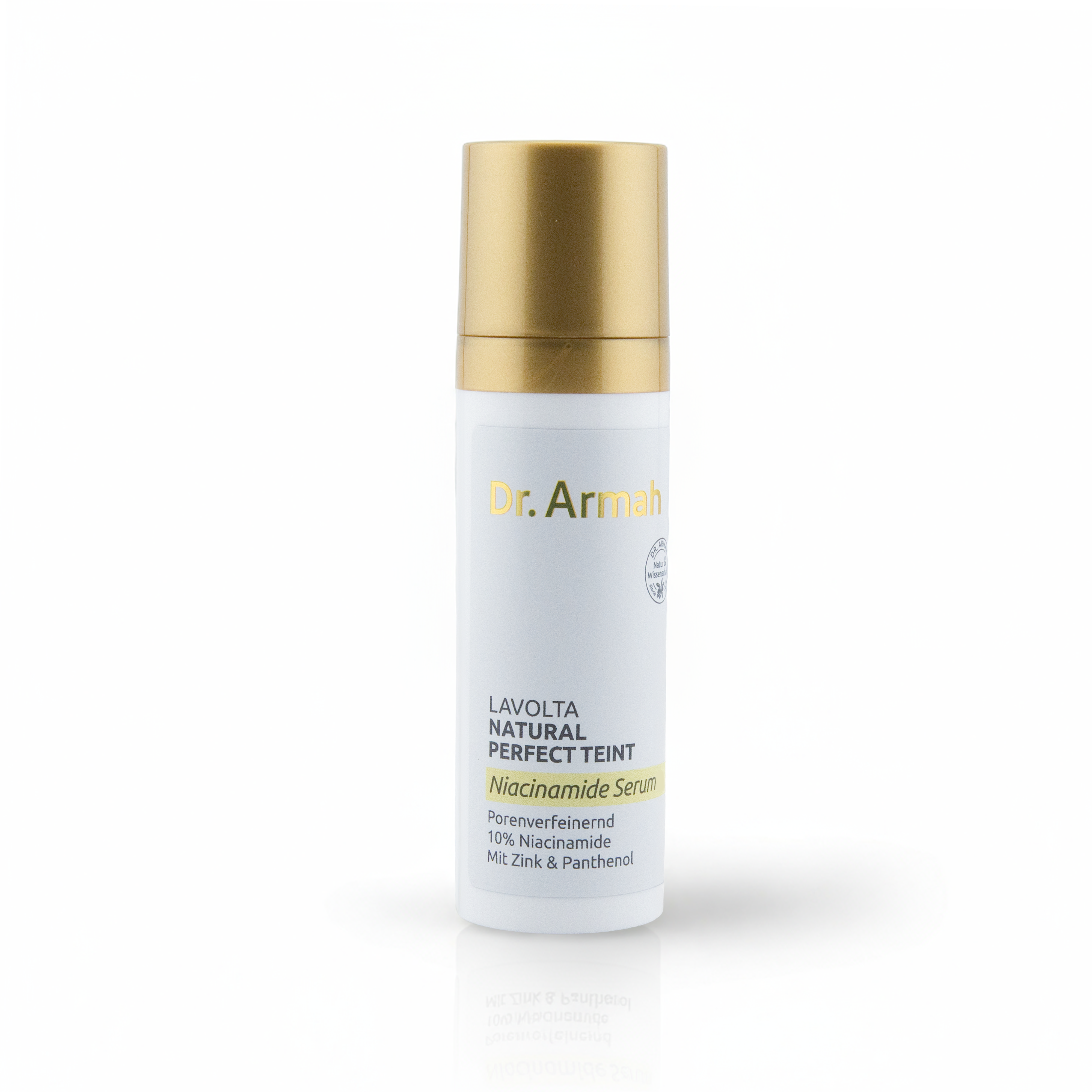Dr. Armah - Lavolta Natural Perfect Teint - Niacinamide Serum: Porenverfeinernd, reduziert Unreinheiten mit 10% Niacinamid & Zink.