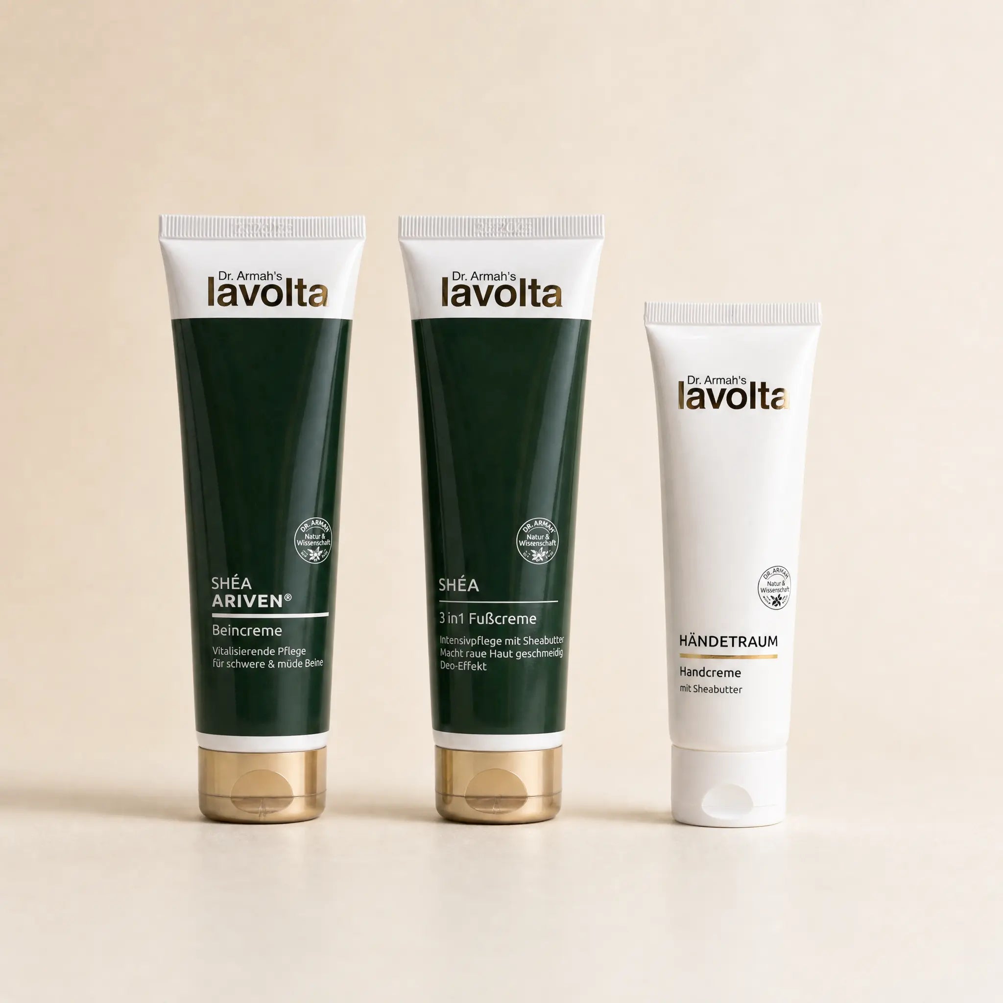 Lavolta Shea Verwöhn-Trio - Händetraum, Ariven Beincreme & 3-in-1 Fußcreme
