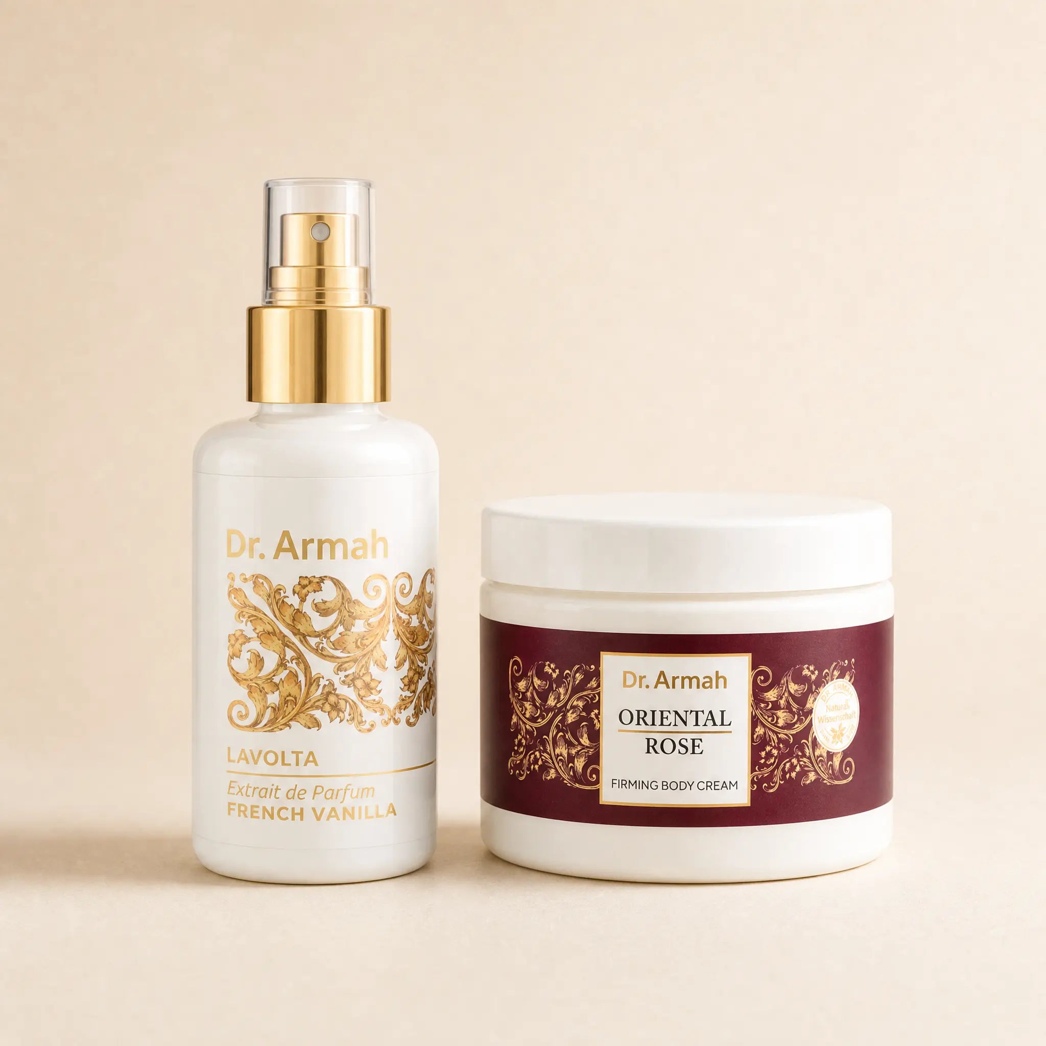 Dr. Armah's Lavolta - Set Bodycreme Oriental Rose + EdP Vanille