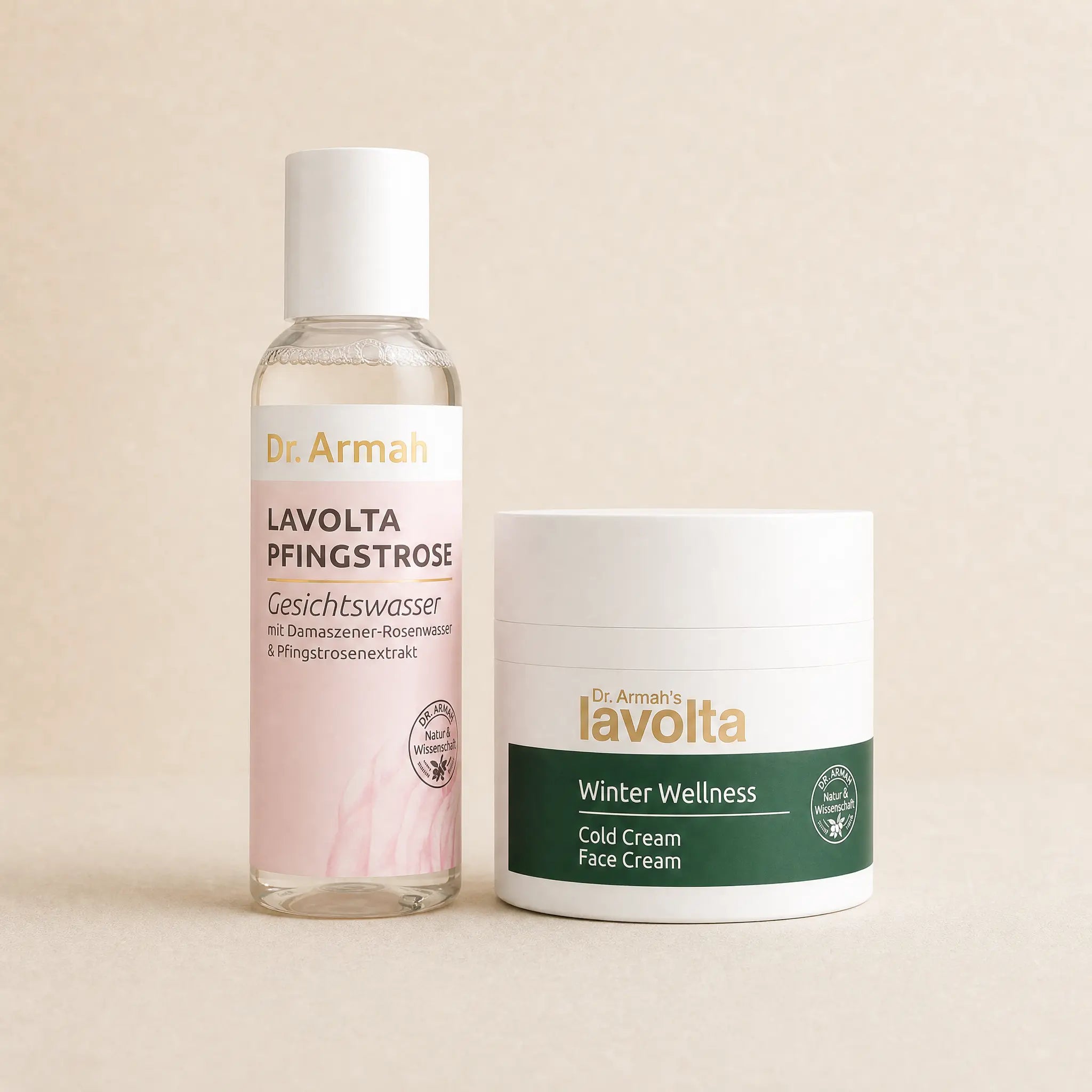 Dr. Armah's Lavolta - Set Pfingstrose Gesichtswasser + Winterwellnesscreme
