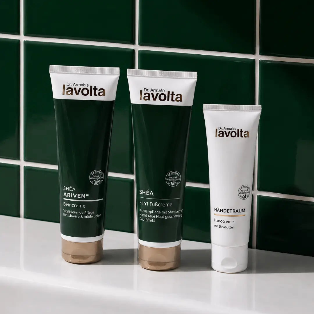 Lavolta Shea Verwöhn-Trio - Händetraum, Ariven Beincreme & 3-in-1 Fußcreme